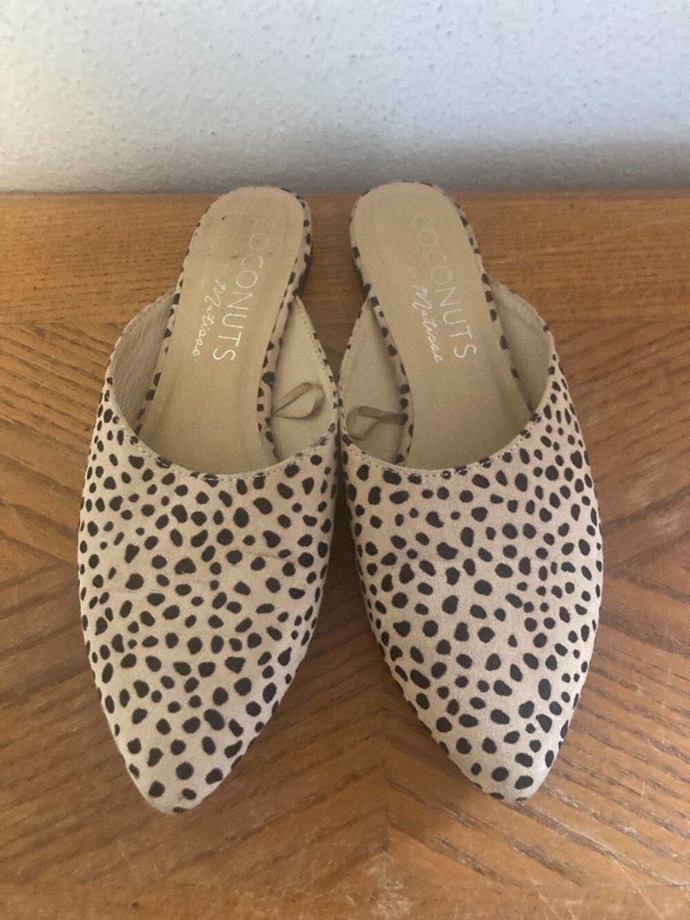 MATISSE "Coconuts" Dotted Textile Mules (6.5M) - Picture 1 of 7